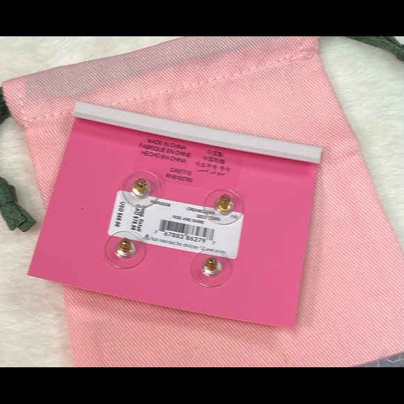 NWT KATE SPADE RISE & SHINE SET OF TWO 2 EARRINGS STUD - Picture 5 of 7